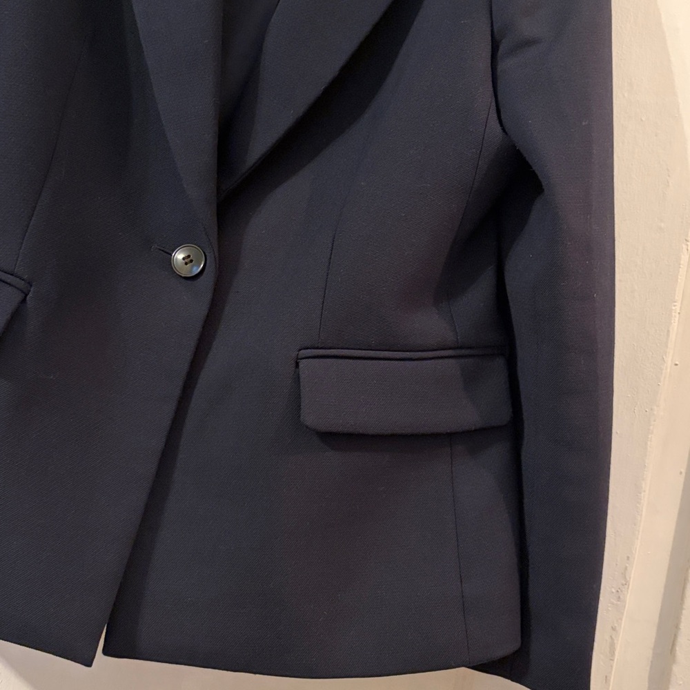 Madewell Navy Alston Blazer SZ 10 - Picture 5 of 8